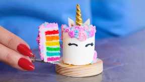 How To Make a TINY UNICORN CAKE! - Nerdy Nummies