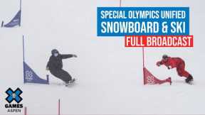 Special Olympics Unified Snowboarding: FULL COMPETITION | X Games Aspen 2022