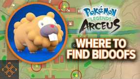 Pokemon Legends: Arceus - Bothersome Bidoof Locations Guide