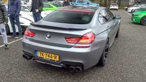 680HP BMW M6 F06 Gran Coupe with Akrapovic Exhaust - LOUD Accelerations, Revs & Donuts !
