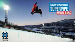 Women’s Snowboard SuperPipe: MEDAL RUNS | X Games Aspen 2022
