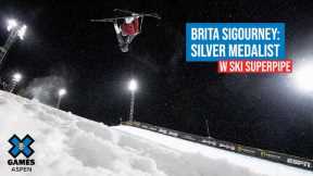 Brita Sigourney: Silver Medalist - Women's Ski Superpipe | X Games Aspen 2022