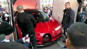 $3.5MILLION Bugatti Chiron delivery CAUSES CHAOS in London!