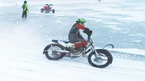 Dirt Bike Racing On A Frozen Lake | Only In The Midwest