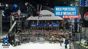 Nico Porteus: Gold Medalist - Men's Ski Superpipe | X Games Aspen 2022