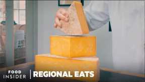 How Traditional Red Leicester Cheese Is Made In the UK | Regional Eats