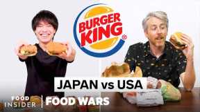 US vs Japan Burger King | Food Wars