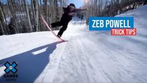 ZEB POWELL: Wendy’s Snowboard Knuckle Huck Trick Tip | X Games Aspen 2022