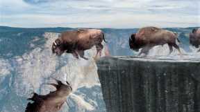 Here's Why Buffaloes Jump Off Cliffs