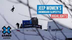 Jeep Women’s Snowboard Slopestyle: HIGHLIGHTS | X Games Aspen 2022