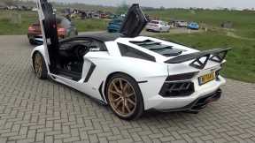 Vorsteiner Lamborghini Aventador with Capristo Exhaust - LOUD Accelerations, Revs & Downshifts !