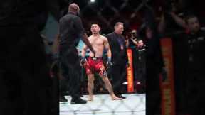 Song Yadong Celebrates After Knocking Out Marlon Moraes at UFC Vegas 50