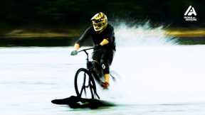 Man Rides Bike Across Lake | Spring Break IRL