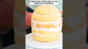 SpongeBob Cake! Fun Decorating and Baking Video ? #shorts