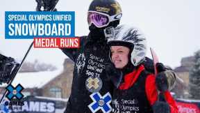 Special Olympics Unified SBD: MEDAL RUNS | X Games Aspen 2022