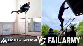 Wins & ﻿Fails On A Ladder | People Are Awesome Vs. FailArmy