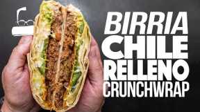 THE BIRRIA CHILE RELLENO CRUNCHWRAP | SAM THE COOKING GUY