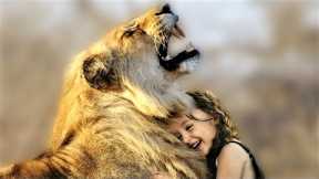 Here Is How This Lion Fell In Love With A Little Girl