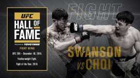 Cub Swanson vs Doo Ho Choi Joins the UFC Hall of Fame - Fight Wing