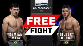 UFC 273 Free Fight: Gilbert Burns vs Demian Maia