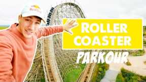 Parkour Challenges On A MASSIVE Rollercoaster