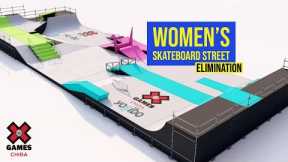 Women's Skateboard Street Elimination: LIVESTREAM | X Games Chiba 2022