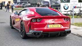 SCREAMING Ferrari 812 Superfast with Novitec Rosso Exhaust - Accelerations, Revs & Launch Control !