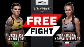 UFC Vegas 52 Free Fight: Jessica Andrade vs Karolina Kowalkiewicz