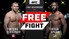 UFC Vegas 54 Free Fight: Ryan Spann vs Misha Cirkunov