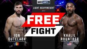 UFC Vegas 54 Free Fight: Ion Cutelaba vs Khalil Rountree