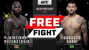 Jairzinho Rozenstruik vs Augusto Sakai | FREE FIGHT | UFC Vegas 56