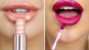 19 Gorgeous lipstick tutorials & lips art ideas | compilation plus