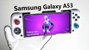 Samsung Galaxy A53 5G Unboxing + Gameplay - GameSir X3 Controller