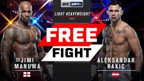 UFC Vegas 54 Free Fight: Aleksandar Rakic vs Jimi Manuwa