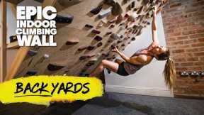 How A World Champion Climber Trains In Her Basement | Red Bull Backyards