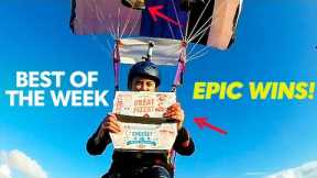 Delivering A Pizza While Skydiving & More | Best Of The Week