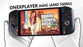 $1229 Handheld Windows 11 Gaming PC - OneXPlayer mini (AMD Ryzen 7 5800U)