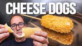 THE BEST MELTY CHEESE DOGS AT HOME! | SAM THE COOKING GUY