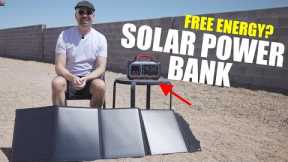 Does this Portable Solar Power Station Work? | Solar Panel GIVEAWAY