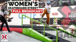 Women's Skateboard Street: FULL COMPETITION | X Games 2022