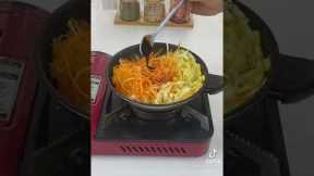 Super delicious egg fried cabbage dish