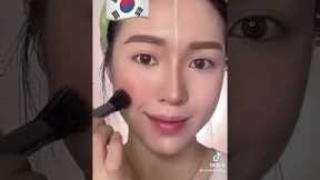 Korean makeup vs makeup China's