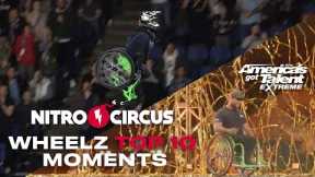 Aaron Wheelz Fotheringham INSANE Wheelchair Athlete Top Moments in Nitro Circus History