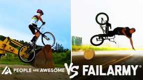 Painful Cyclist Wins Vs Fails & More | People Are Awesome Vs. FailArmy