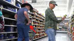 Man goes for gun after getting farted on at Walmart