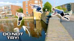 ULTIMATE Parkour Water Challenge AMSTERDAM 🇳🇱