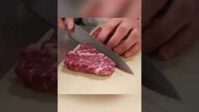 How 3D steak is printed #shorts #foodinsider #plantbased #labgrown #beef