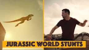 Stunts From Jurassic World In Real Life (PARKOUR Raptor Chase)