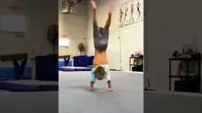 Kid Gymnast Shows Off Next Level Tumbling Skills 🤯🤸‍♂️ #shorts
