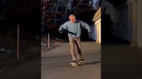 Old Man Shows Epic Skill On A Skateboard 🕺🛹